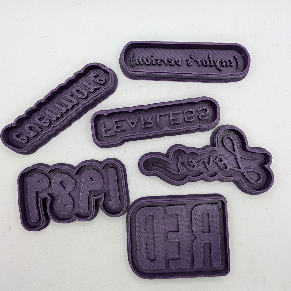 Taylor Swift Theme Cookie Cutter‎ Set 6 Pieces